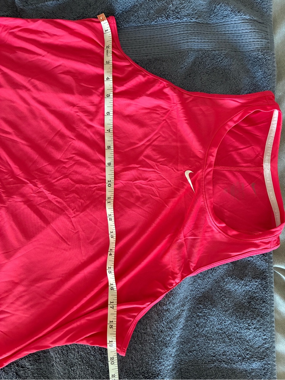 Nike Hot Pink Performance Racerback Tank - Picture 3 of 5